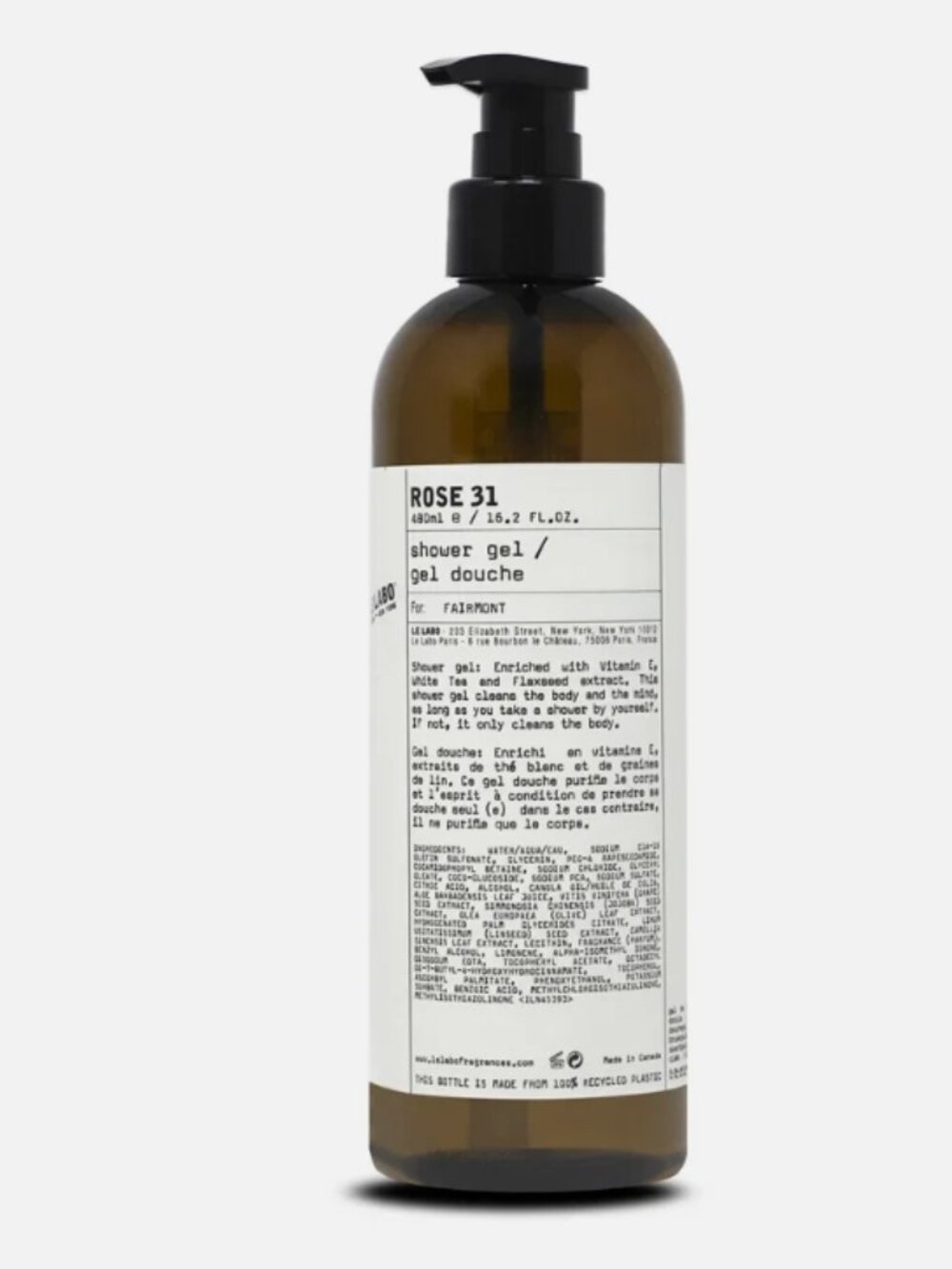 NEW Le Labo Rose 31 Shower Gel 480ml